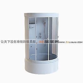 3D淋浴房模型