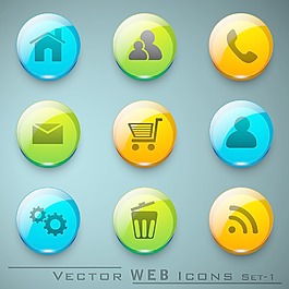 3D Web郵件圖標集