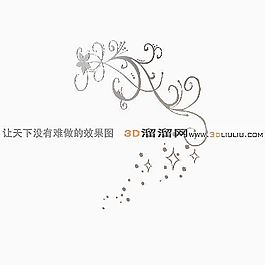 3D花紋模型
