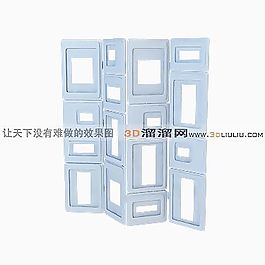3D屏風(fēng)模型