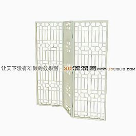 3D屏風(fēng)模型