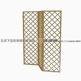 3D屏風(fēng)模型