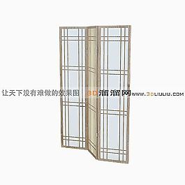 3D隔斷模型