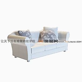 3D三人沙發(fā)模型