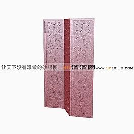 3D屏風(fēng)模型