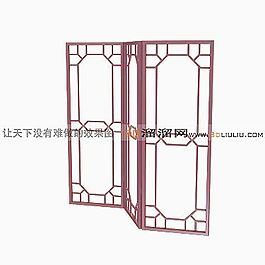 3D屏風(fēng)模型