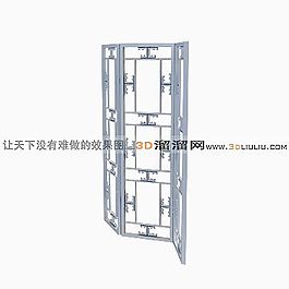 3D屏風(fēng)模型