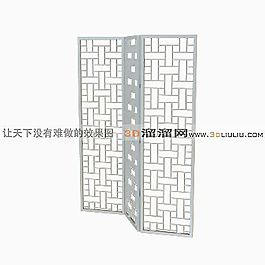 3D屏風(fēng)模型