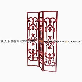 3D屏風(fēng)模型