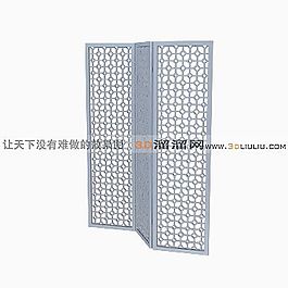 3D屏風(fēng)模型