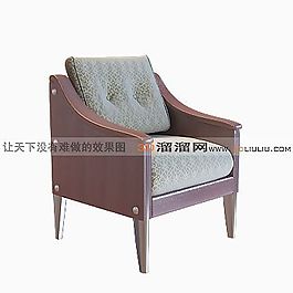 3D休閑椅模型