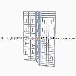3D屏風(fēng)模型