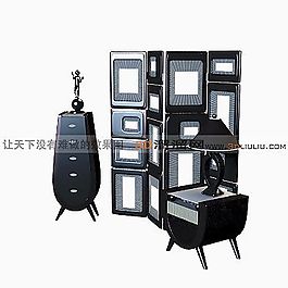 3D屏風(fēng)模型