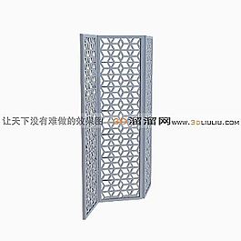 3D屏風(fēng)模型