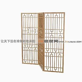 3D屏風(fēng)模型
