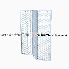 3D屏風(fēng)模型