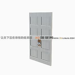 3D平開門模型