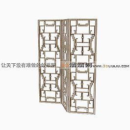 3D屏風(fēng)模型