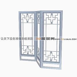 3D屏風(fēng)模型