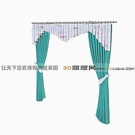 3D百折簾模型