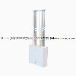 3D鞋柜模型