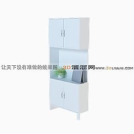 3D鞋柜模型