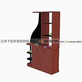 3D酒柜模型