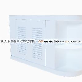 3D鞋柜模型