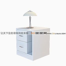 3D床頭柜模型
