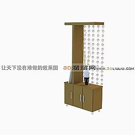 3D鞋柜模型