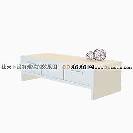 3D電視柜模型
