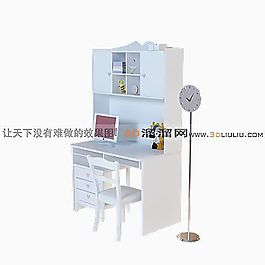 3D電腦桌模型