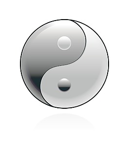 矢量陰陽符號