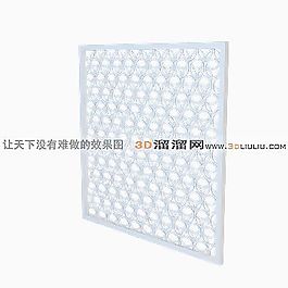 3D隔斷模型