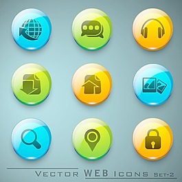 3D Web郵件圖標集