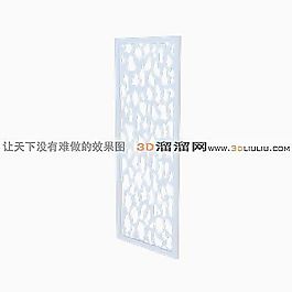 3D隔斷模型