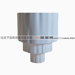 3D吸頂燈模型
