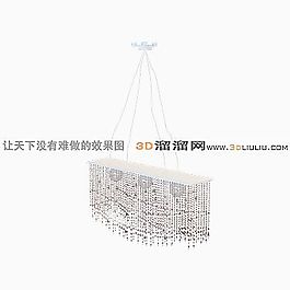 3D歐式吊燈模型