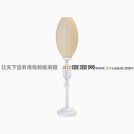 3D鐵藝落地燈模型