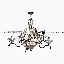 3D歐式吊燈模型
