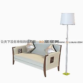 3D雙人沙發(fā)模型
