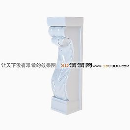 3D歐式構(gòu)件模型