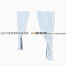 3D窗簾模型