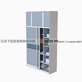 3D衣柜模型
