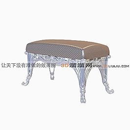 3D沙發(fā)凳模型