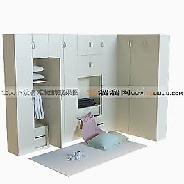 3D衣柜模型