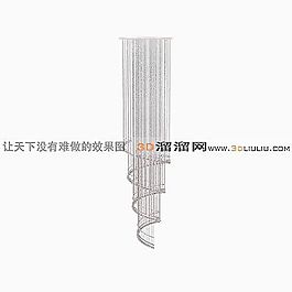 3D吸頂燈模型