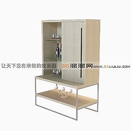 3D酒柜模型