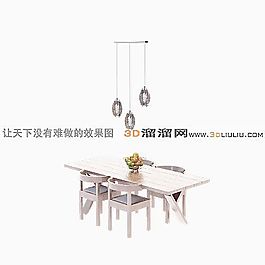 3D餐桌模型