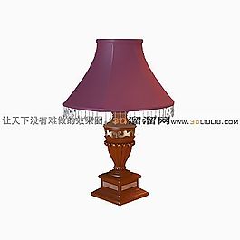 3D臺燈模型